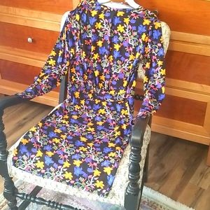 Zara Trafaluc floral print dress